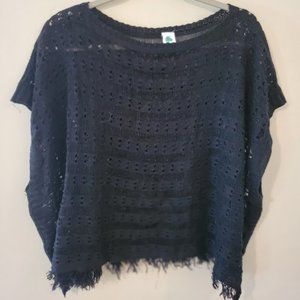 Black Lace Cropped Shrug
